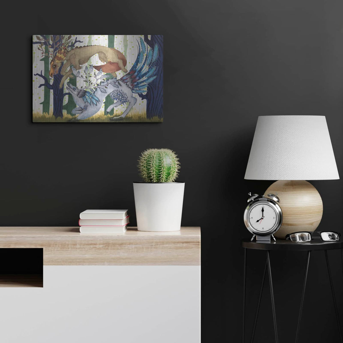 'The Chase' by Avery Multer – Metal Wall Art, 24x16 room view