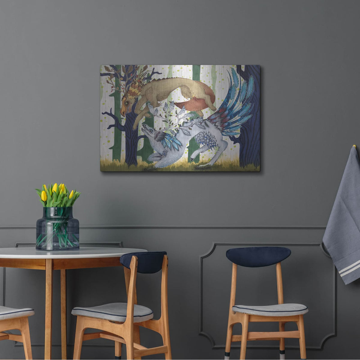 'The Chase' by Avery Multer – Metal Wall Art, 36x24 room view