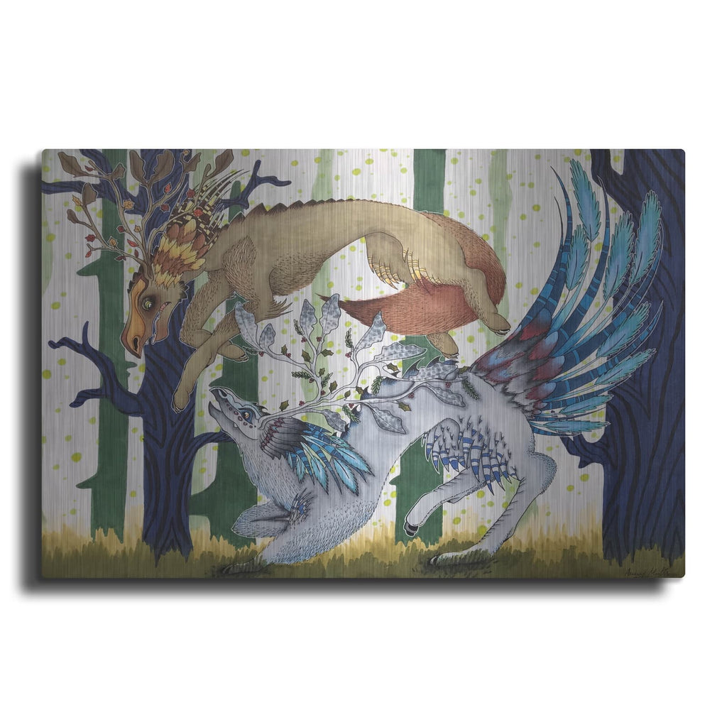 'The Chase' by Avery Multer – Metal Wall Art