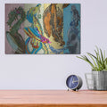 'The Four Seasons' by Avery Multer – Metal Wall Art, 16x12 room view