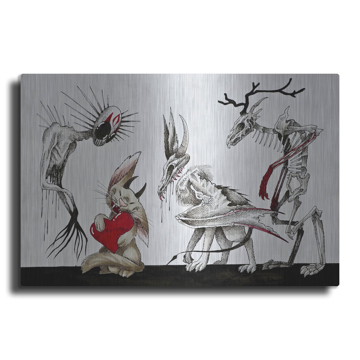 'L'il Monster' by Avery Multer – Metal Wall Art