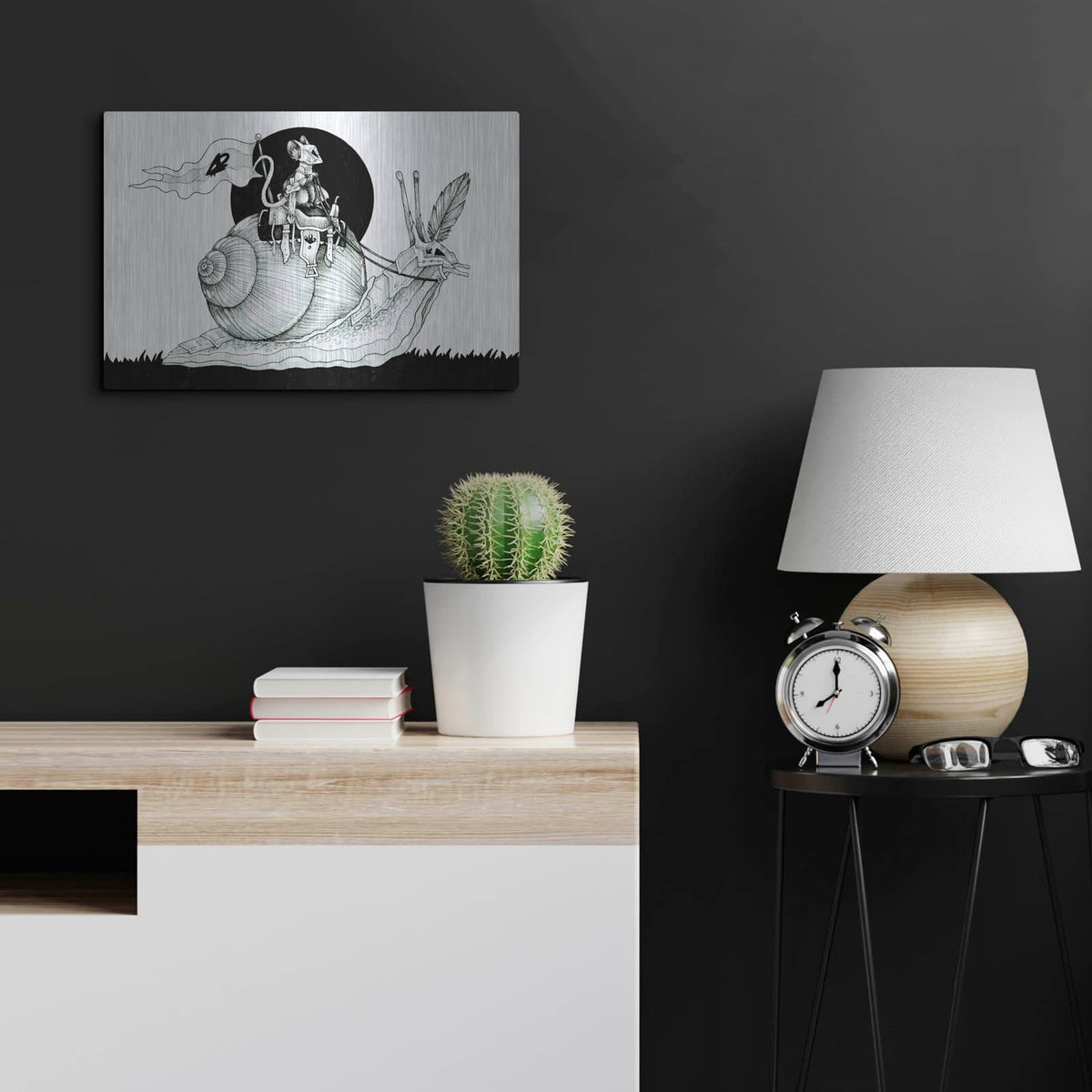 'Valiant Steed' by Avery Multer – Metal Wall Art, 24x16 room view