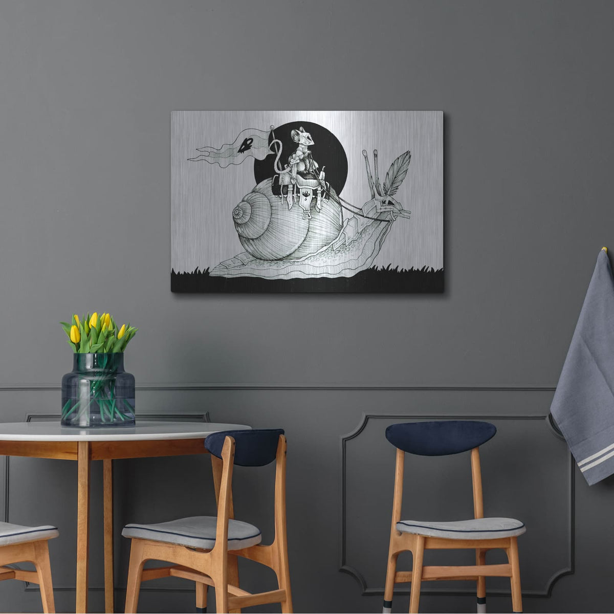 'Valiant Steed' by Avery Multer – Metal Wall Art, 36x24 room view