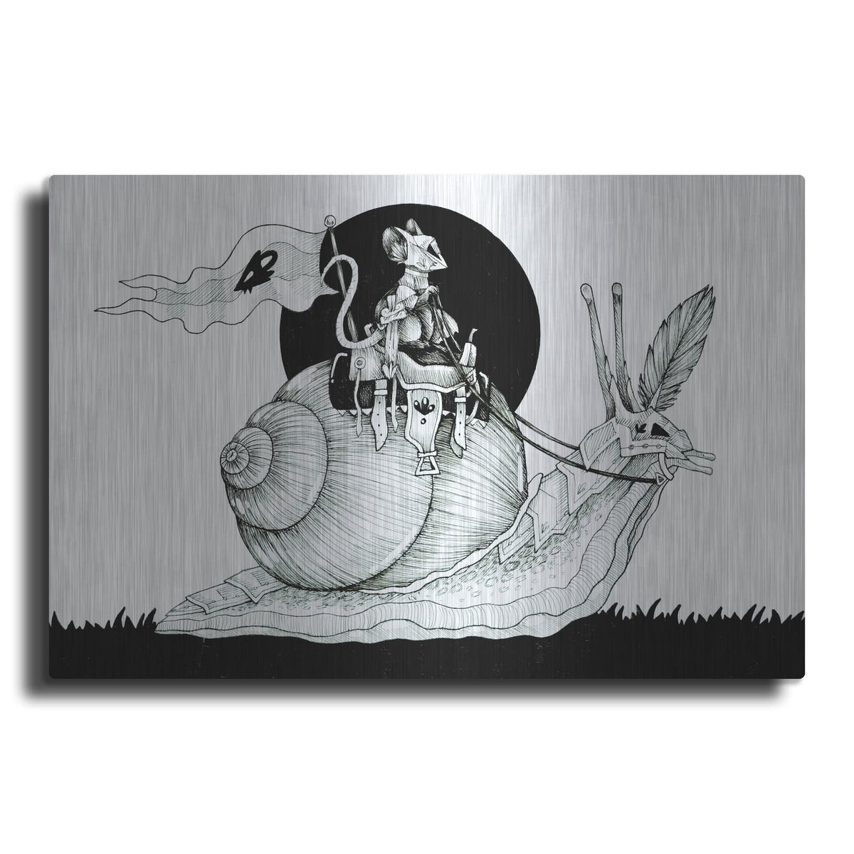 'Valiant Steed' by Avery Multer – Metal Wall Art