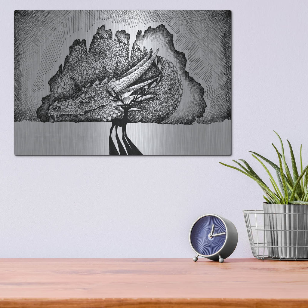 'Stand Strong' by Avery Multer – Metal Wall Art, 16x12 room view