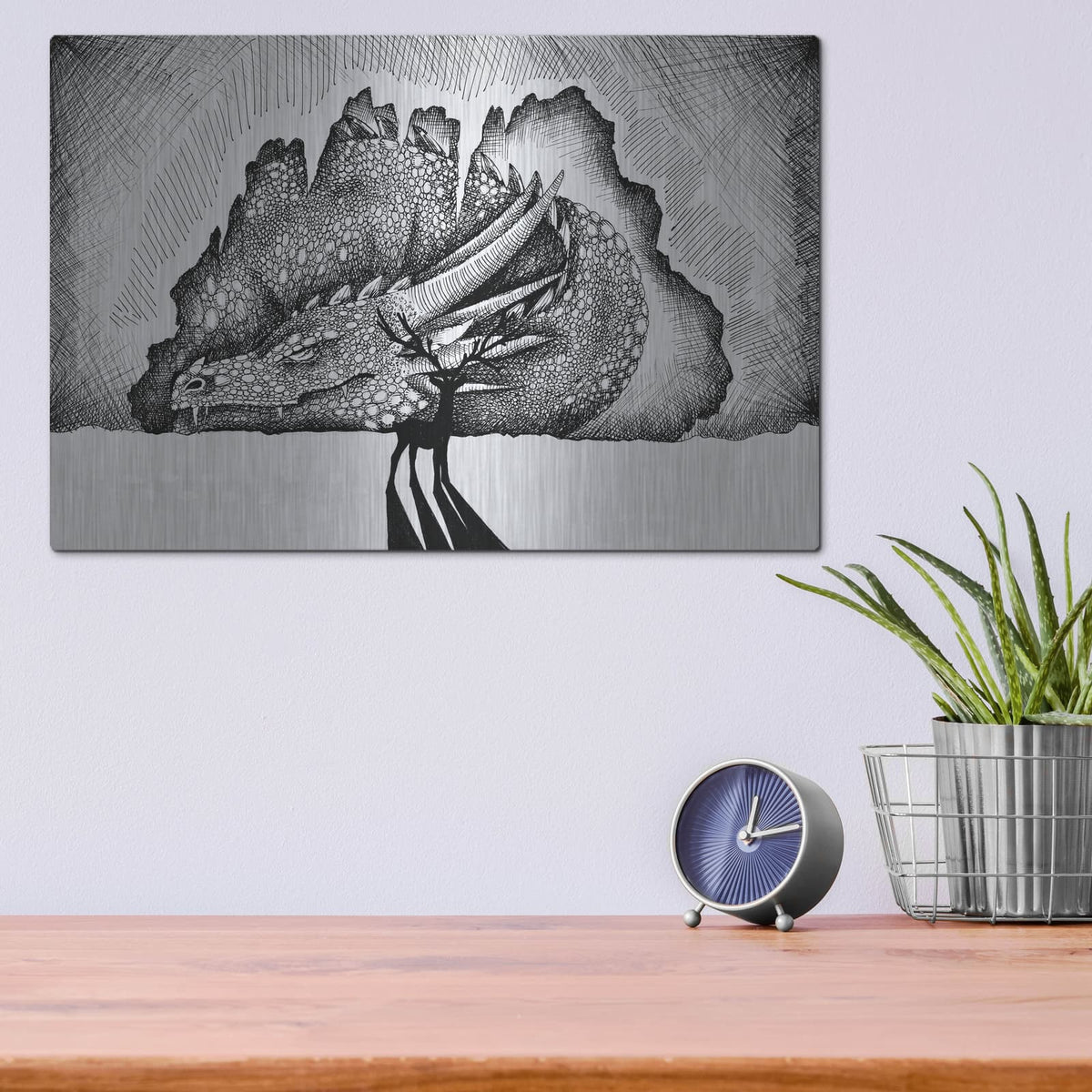 'Stand Strong' by Avery Multer – Metal Wall Art, 16x12 room view