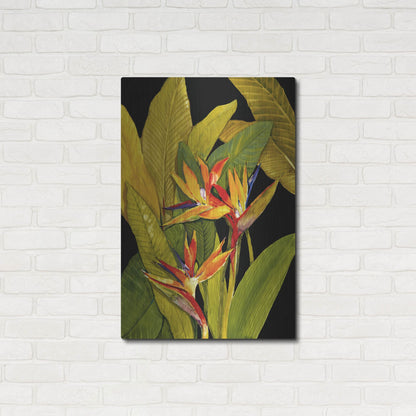 Luxe Metal Art 'Dramatic Bird of Paradise' by Tim O'Toole, Metal Wall Art,24x36