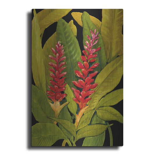 Luxe Metal Art 'Dramatic Red Ginger' by Tim O'Toole, Metal Wall Art
