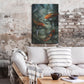 Luxe Metal Art 'Tres Koi II' by Tim O'Toole, Metal Wall Art,24x36