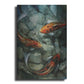 Luxe Metal Art 'Tres Koi II' by Tim O'Toole, Metal Wall Art