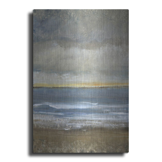 Luxe Metal Art 'Between Land & Sea I' by Tim O'Toole, Metal Wall Art