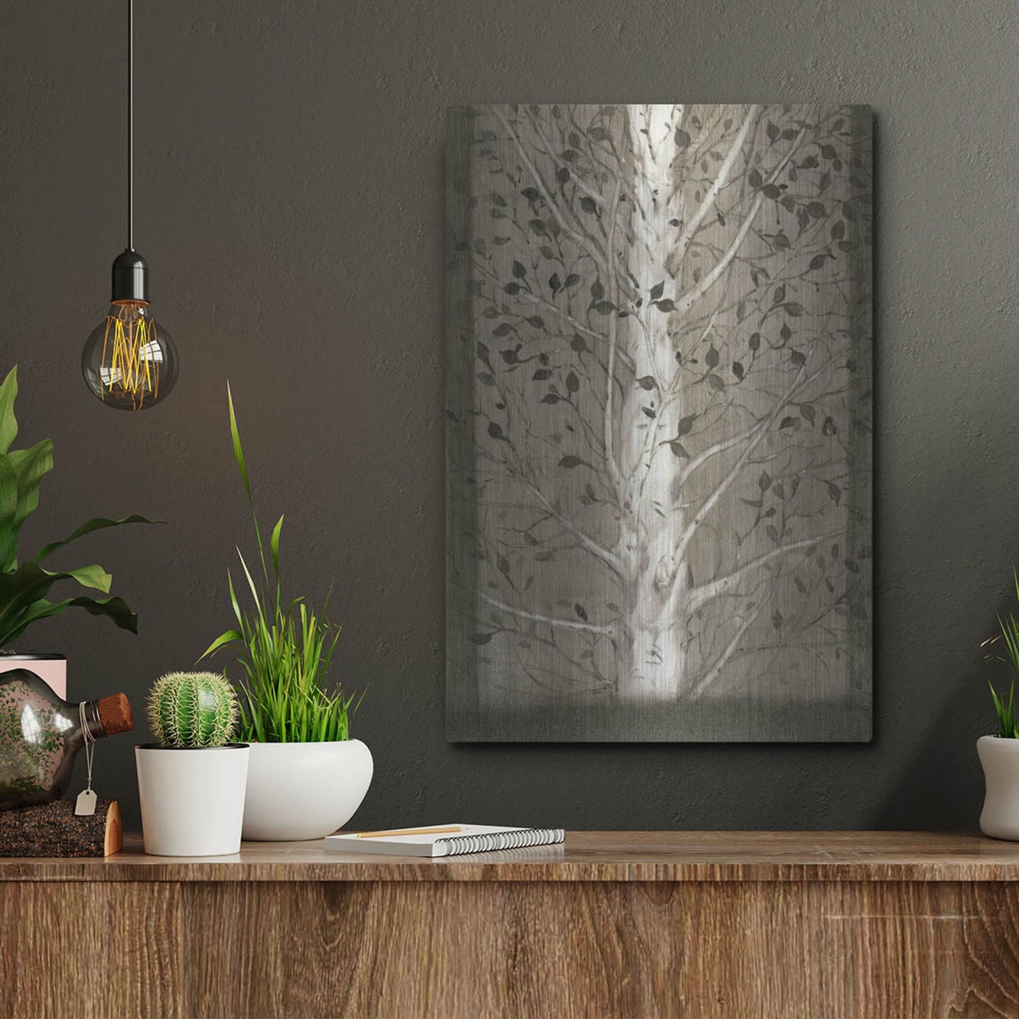 Luxe Metal Art 'Intertwine II' by Tim O'Toole, Metal Wall Art,12x16