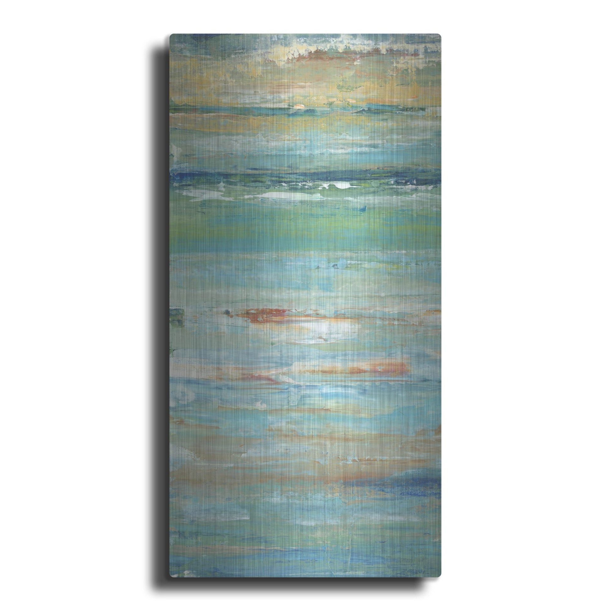 Luxe Metal Art 'Riptide I' by Tim O'Toole, Metal Wall Art