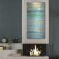 Luxe Metal Art 'Riptide II' by Tim O'Toole, Metal Wall Art,24x48