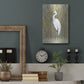 Luxe Metal Art 'White Egret I' by Tim O'Toole, Metal Wall Art,12x16