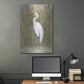 Luxe Metal Art 'White Egret I' by Tim O'Toole, Metal Wall Art,24x36