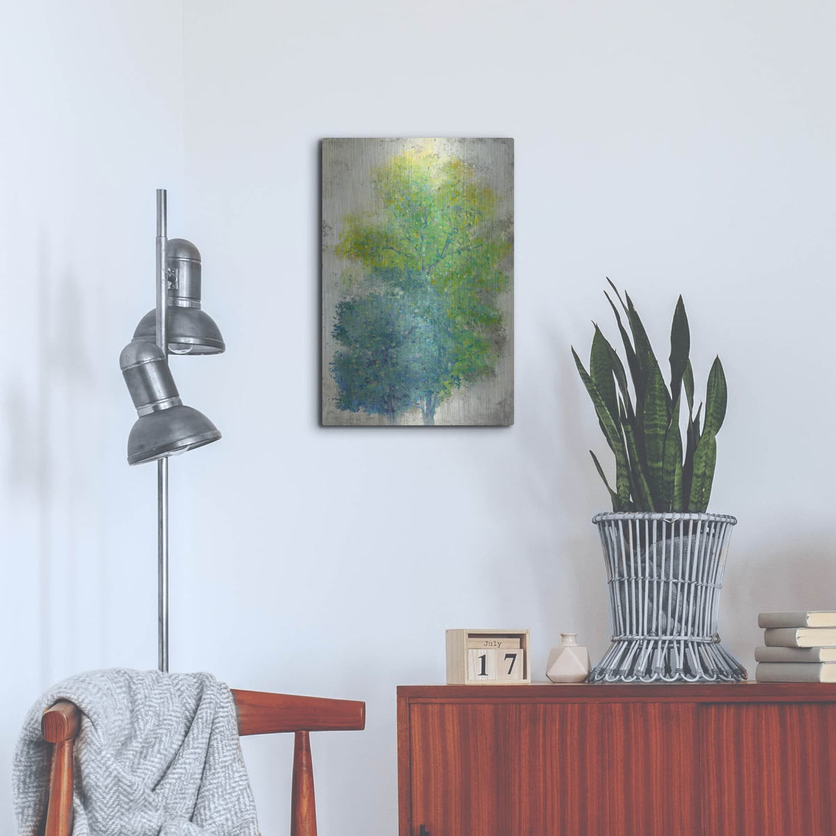 'A Pair of Trees II' by Tim O'Toole – Metal Wall Art, 16x24 room view