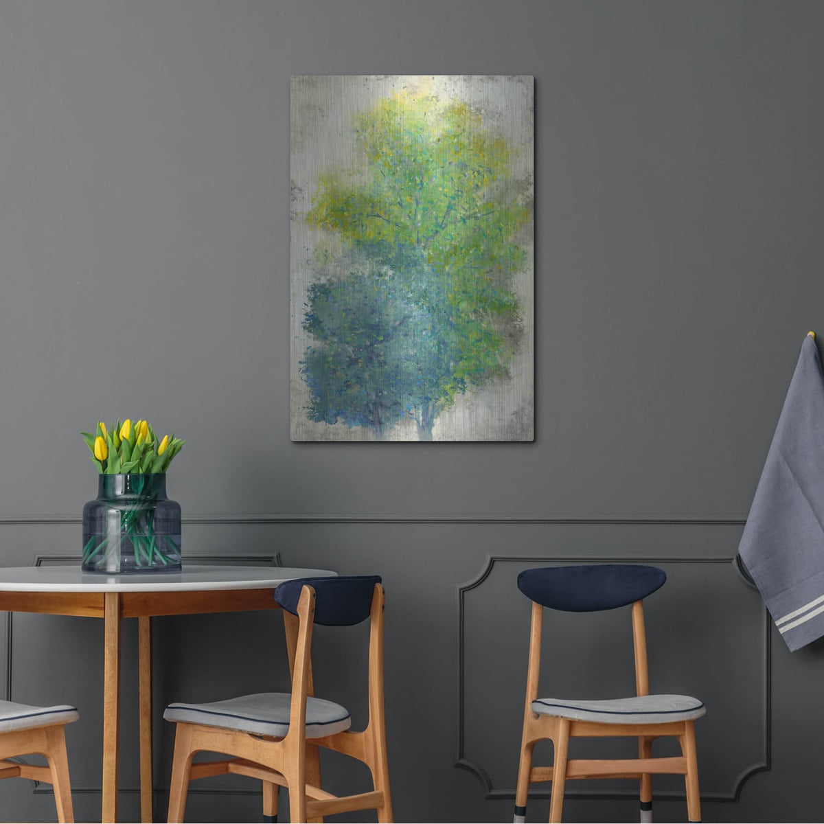 'A Pair of Trees II' by Tim O'Toole – Metal Wall Art, 24x36 room view
