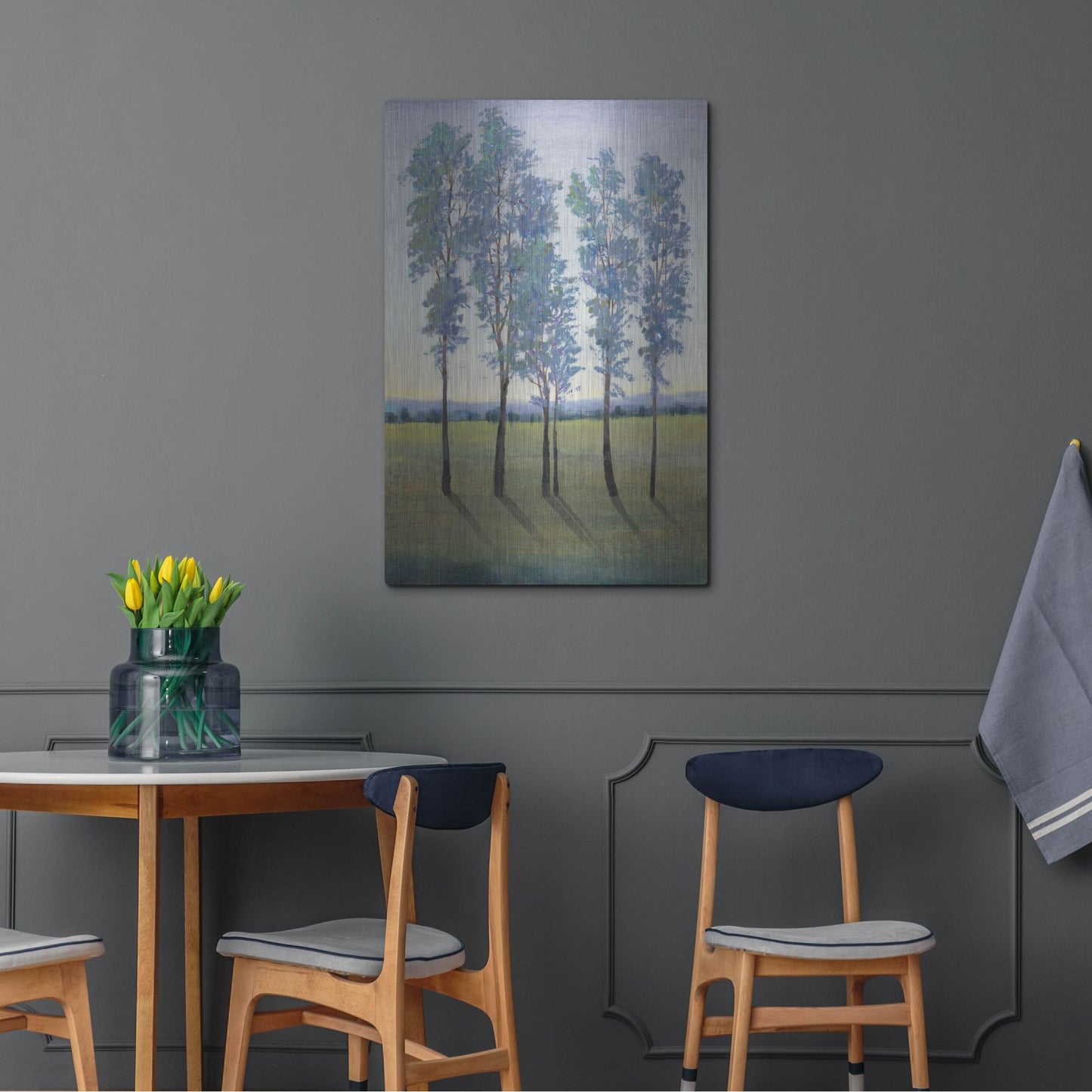 Luxe Metal Art 'Acreage II' by Tim O'Toole, Metal Wall Art,24x36