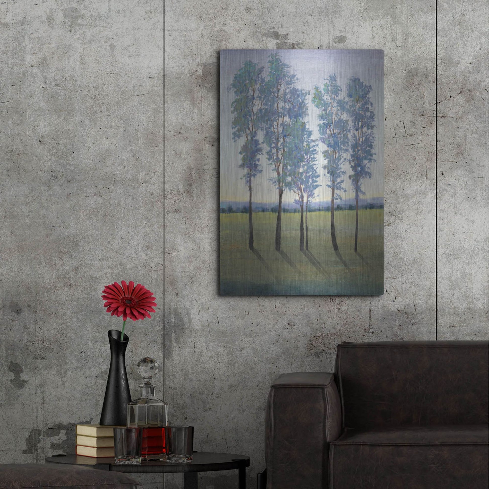 Luxe Metal Art 'Acreage II' by Tim O'Toole, Metal Wall Art,24x36