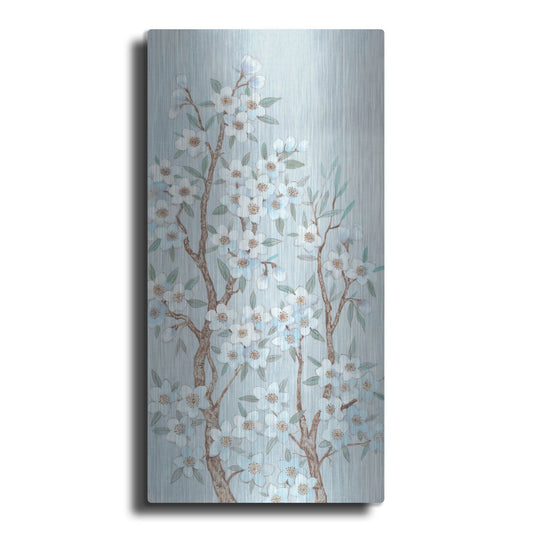 Luxe Metal Art 'Branches of Blossoms II' by Tim O'Toole, Metal Wall Art