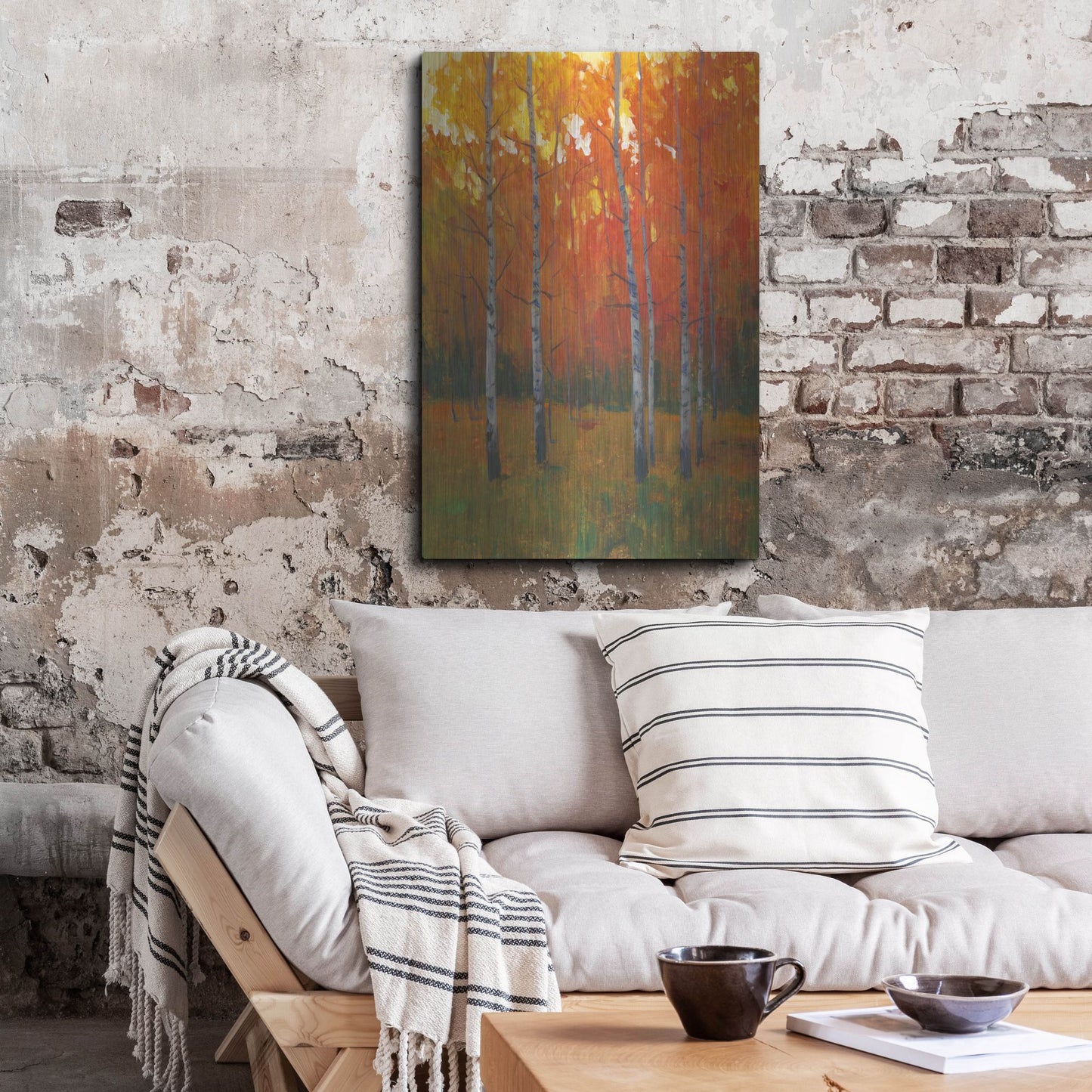 Luxe Metal Art 'Changing Colors I' by Tim O'Toole, Metal Wall Art,24x36