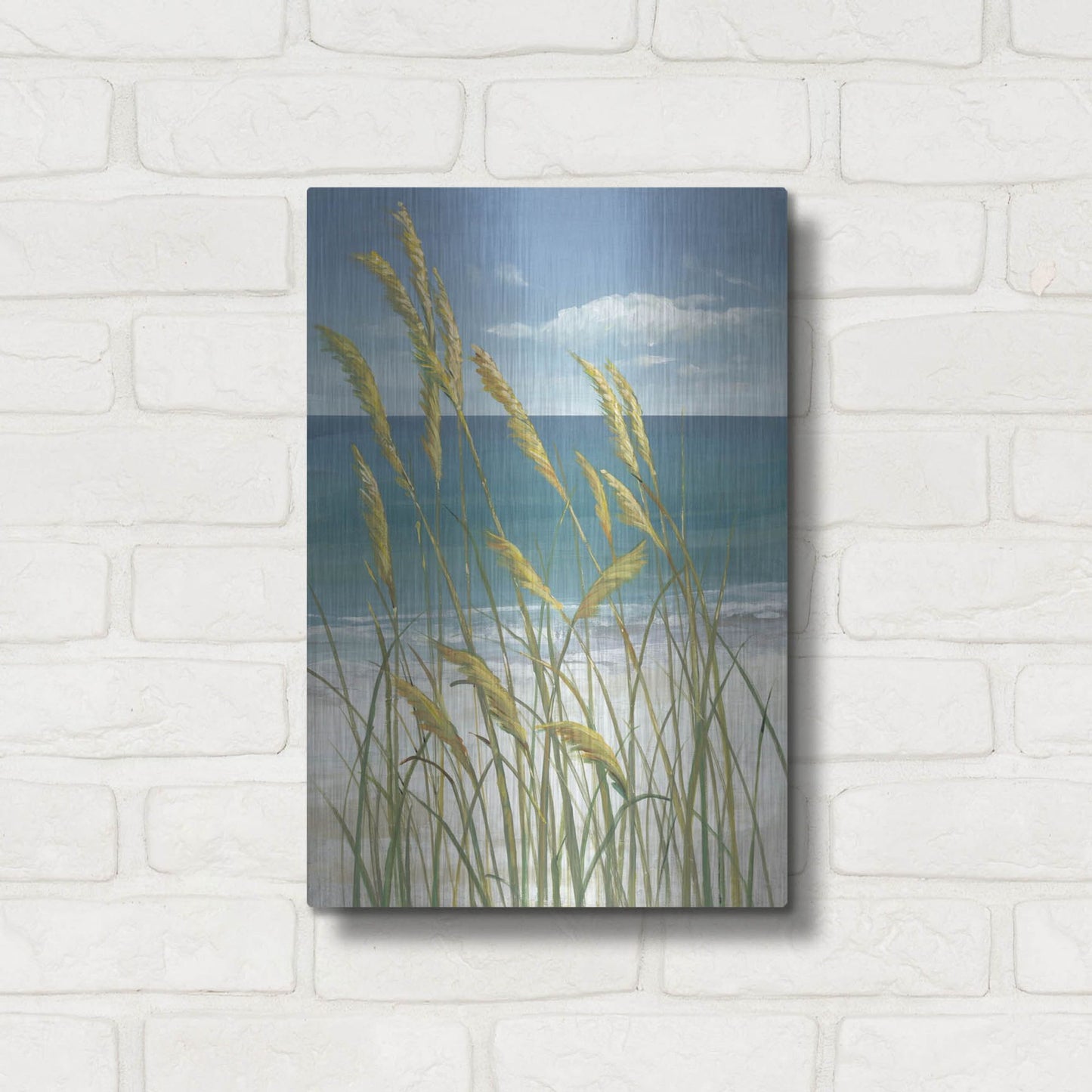 Luxe Metal Art 'Summer Breeze I' by Tim O'Toole, Metal Wall Art,12x16