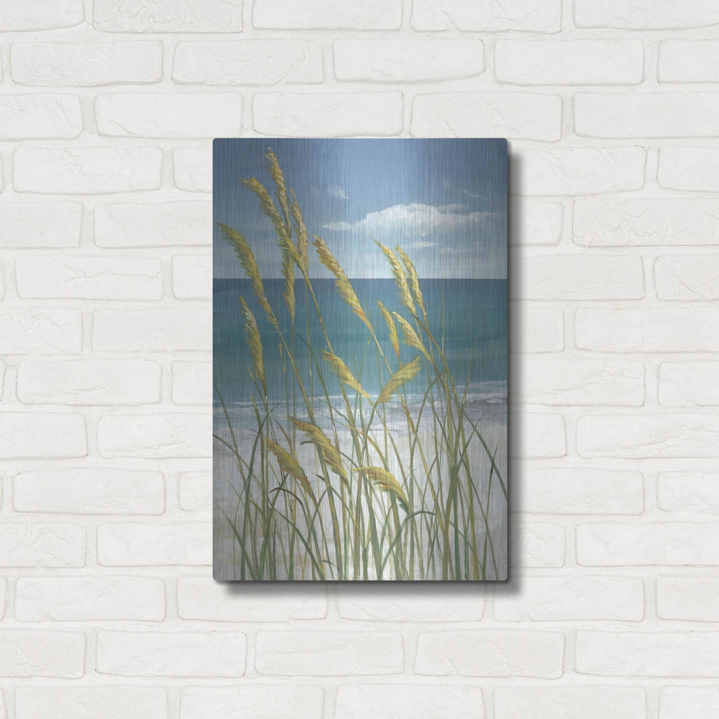 Luxe Metal Art 'Summer Breeze I' by Tim O'Toole, Metal Wall Art,16x24