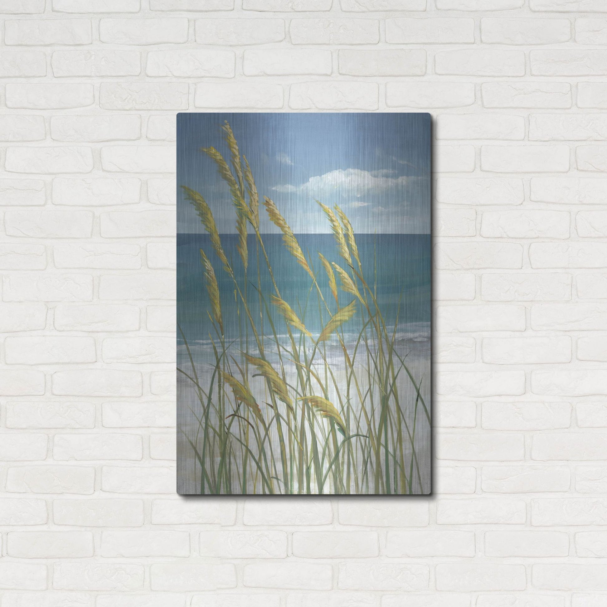 Luxe Metal Art 'Summer Breeze I' by Tim O'Toole, Metal Wall Art,24x36