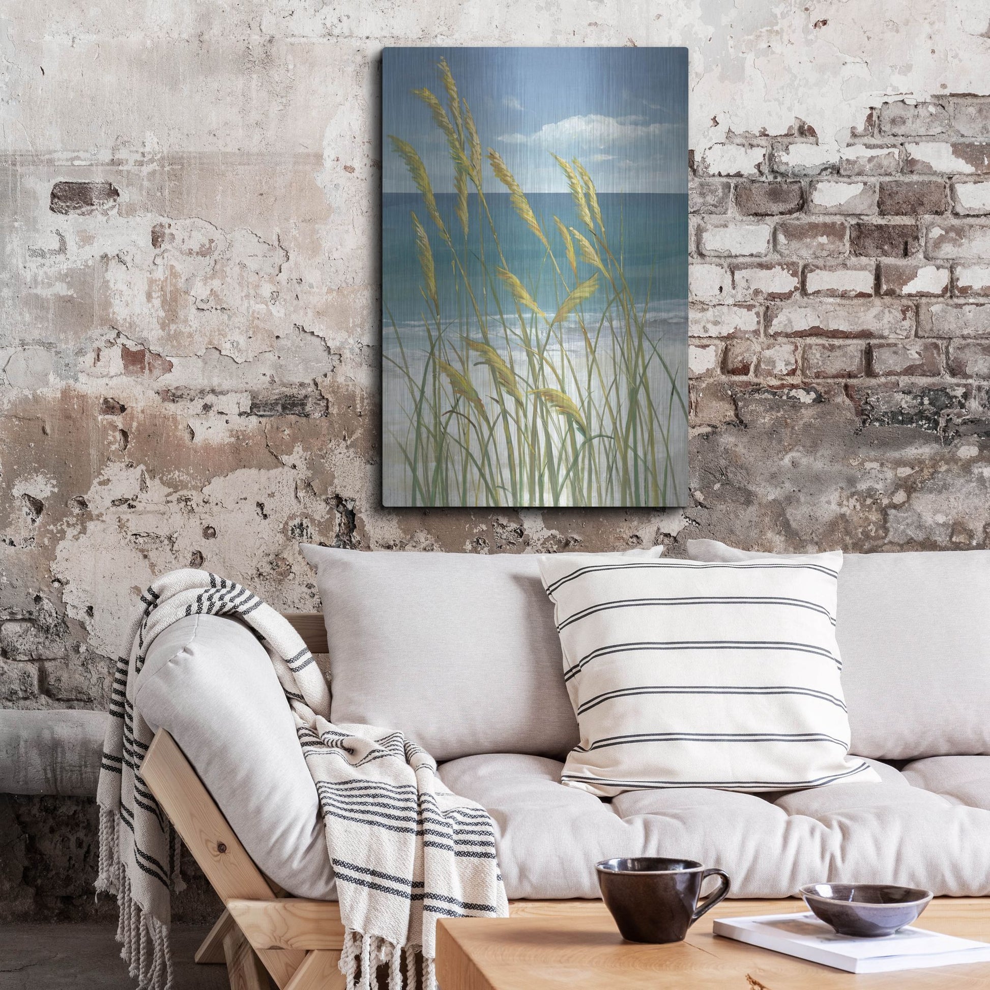 Luxe Metal Art 'Summer Breeze I' by Tim O'Toole, Metal Wall Art,24x36