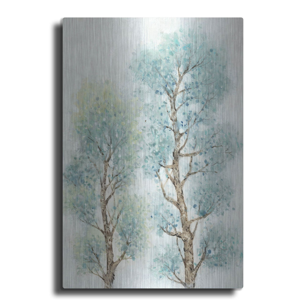 Luxe Metal Art 'Tranquil Tree Tops II' by Tim O'Toole, Metal Wall Art