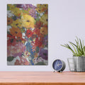 'Fresh Floral II' by Tim O'Toole – Metal Wall Art, 12x16 room view