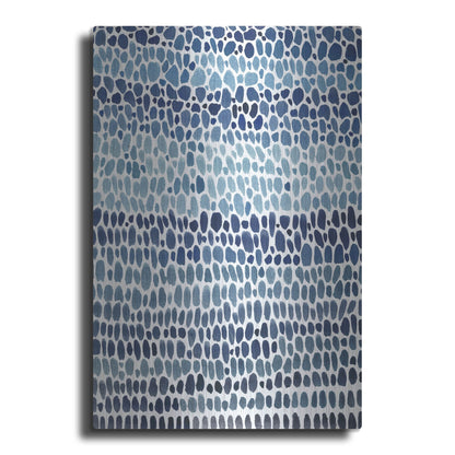 Luxe Metal Art 'Blue Progression I' by Tim O'Toole, Metal Wall Art
