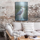 Luxe Metal Art 'Marsh Heron I' by Tim O'Toole, Metal Wall Art,24x36