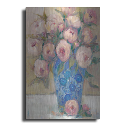 Luxe Metal Art 'Oriental Bouquet II' by Tim O'Toole, Metal Wall Art