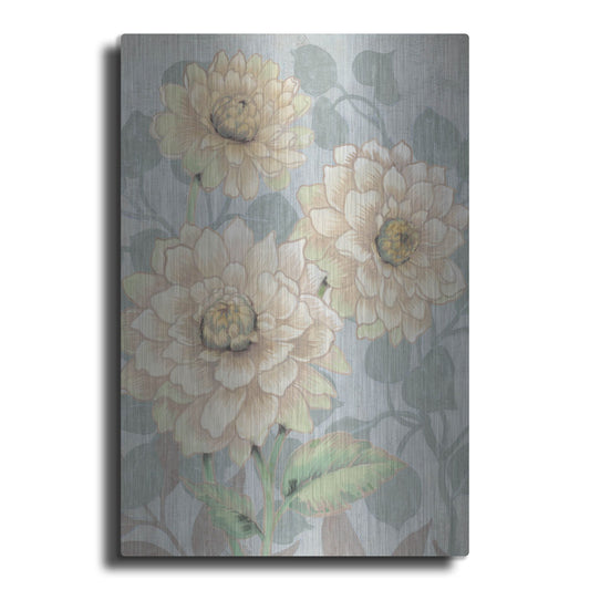 Luxe Metal Art 'Trois Fleurs III' by Tim O'Toole, Metal Wall Art