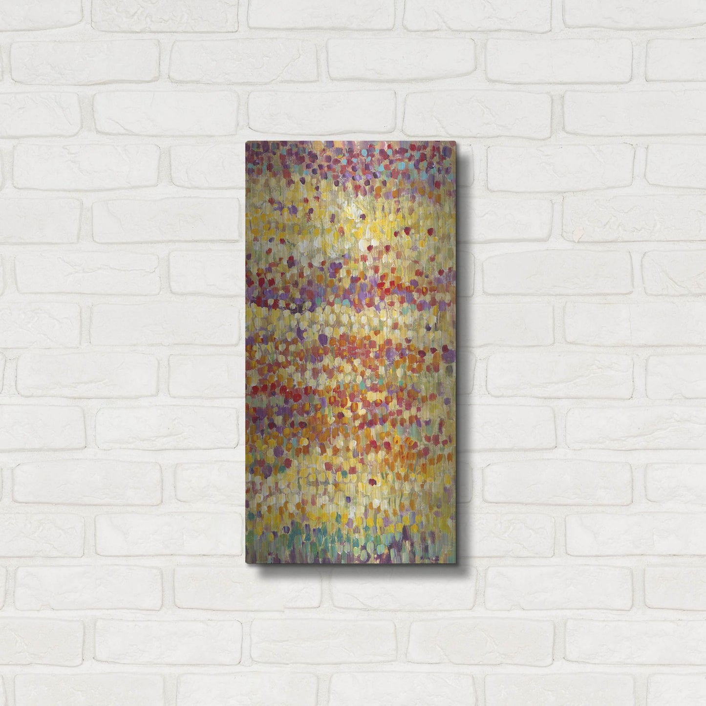 Luxe Metal Art 'Tulips in Bloom II' by Tim O'Toole, Metal Wall Art,12x24