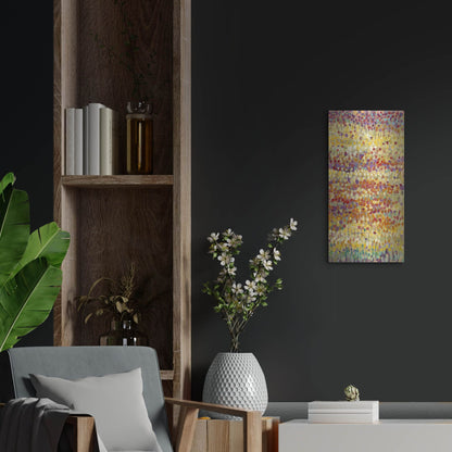 Luxe Metal Art 'Tulips in Bloom II' by Tim O'Toole, Metal Wall Art,12x24