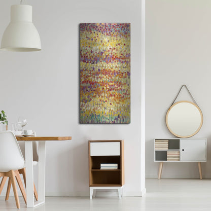 Luxe Metal Art 'Tulips in Bloom II' by Tim O'Toole, Metal Wall Art,24x48