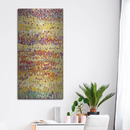 Luxe Metal Art 'Tulips in Bloom II' by Tim O'Toole, Metal Wall Art,24x48
