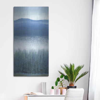 Luxe Metal Art 'Valley Fog II' by Tim O'Toole, Metal Wall Art,24x48