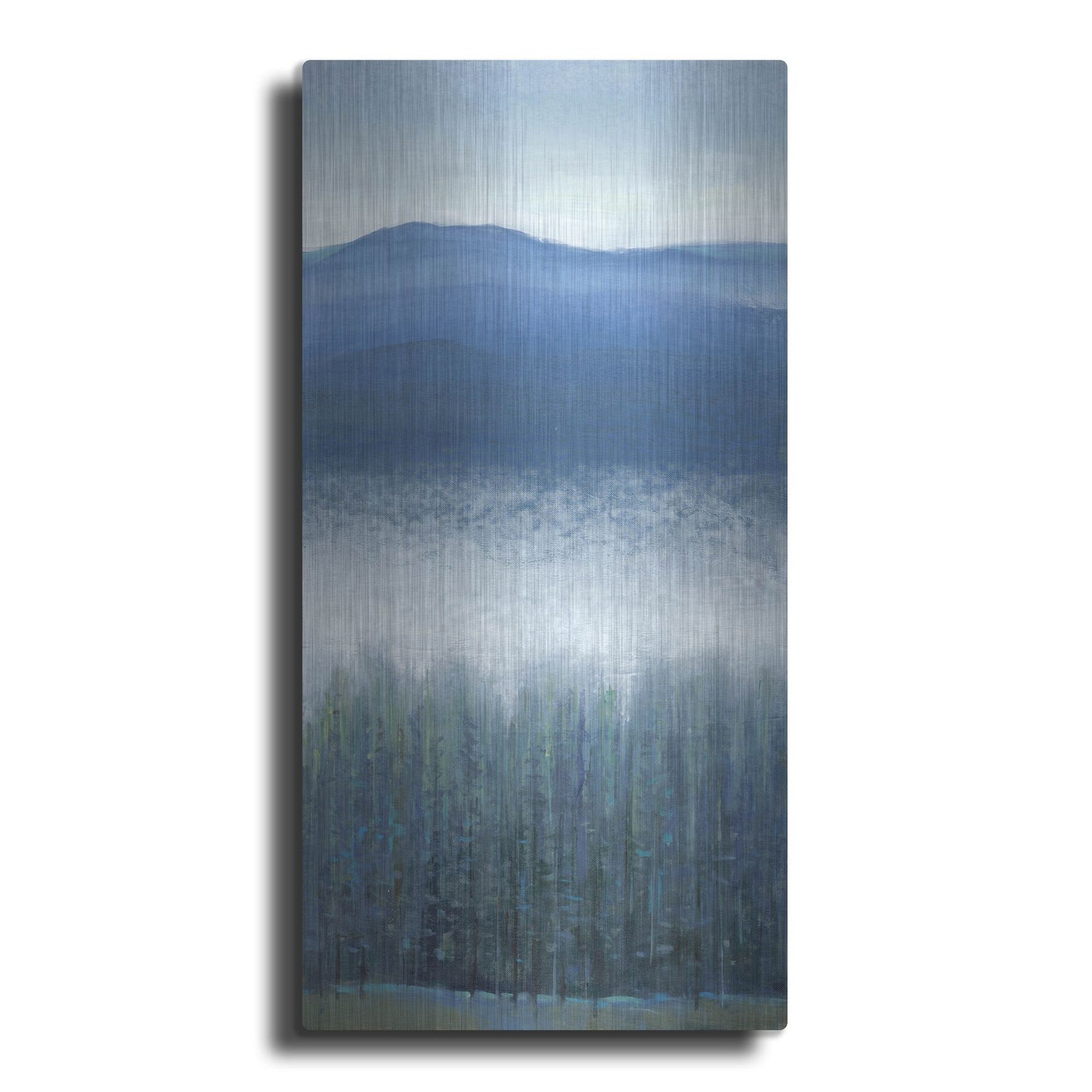 Luxe Metal Art 'Valley Fog II' by Tim O'Toole, Metal Wall Art