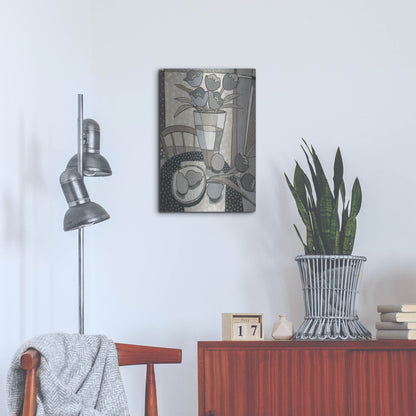 Luxe Metal Art 'Table Top II' by Tim O'Toole, Metal Wall Art,16x24