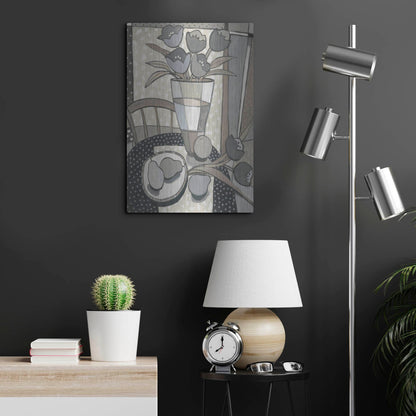 Luxe Metal Art 'Table Top II' by Tim O'Toole, Metal Wall Art,16x24