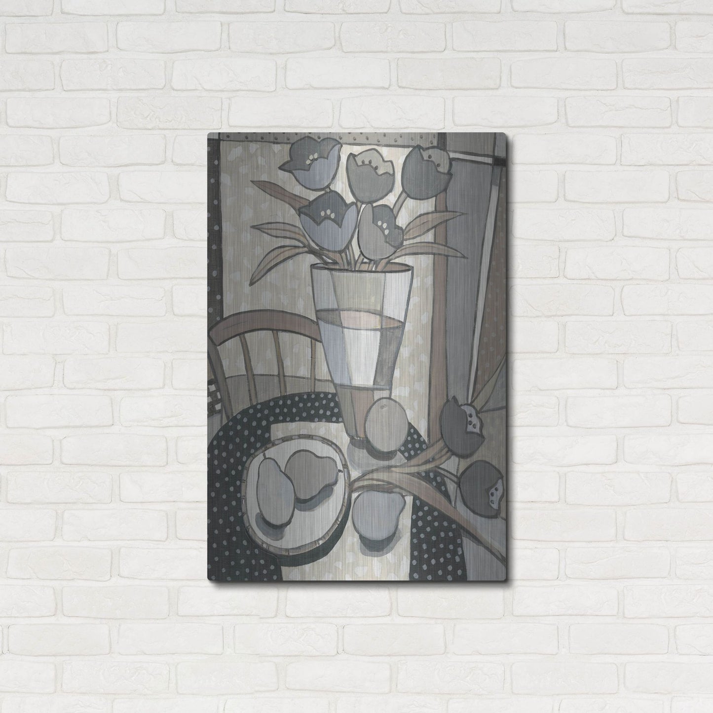 Luxe Metal Art 'Table Top II' by Tim O'Toole, Metal Wall Art,24x36