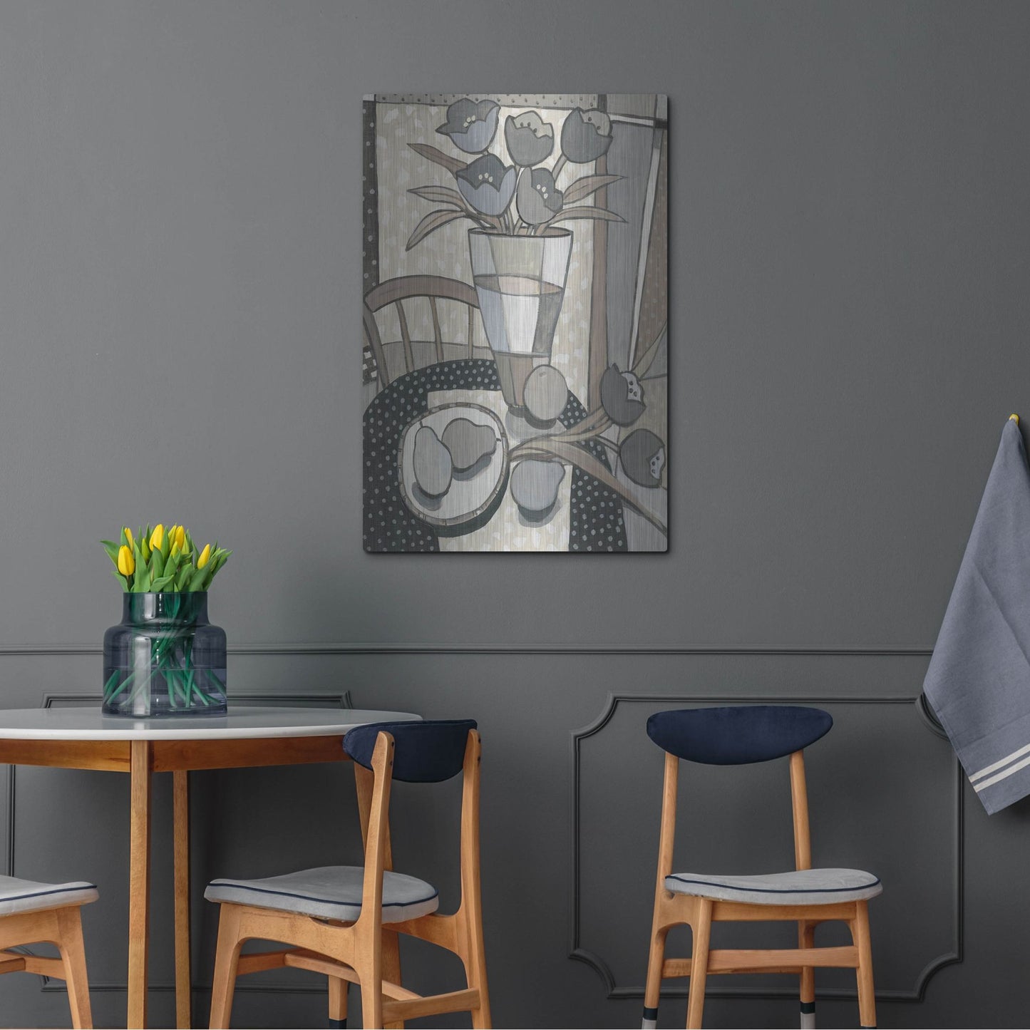 Luxe Metal Art 'Table Top II' by Tim O'Toole, Metal Wall Art,24x36