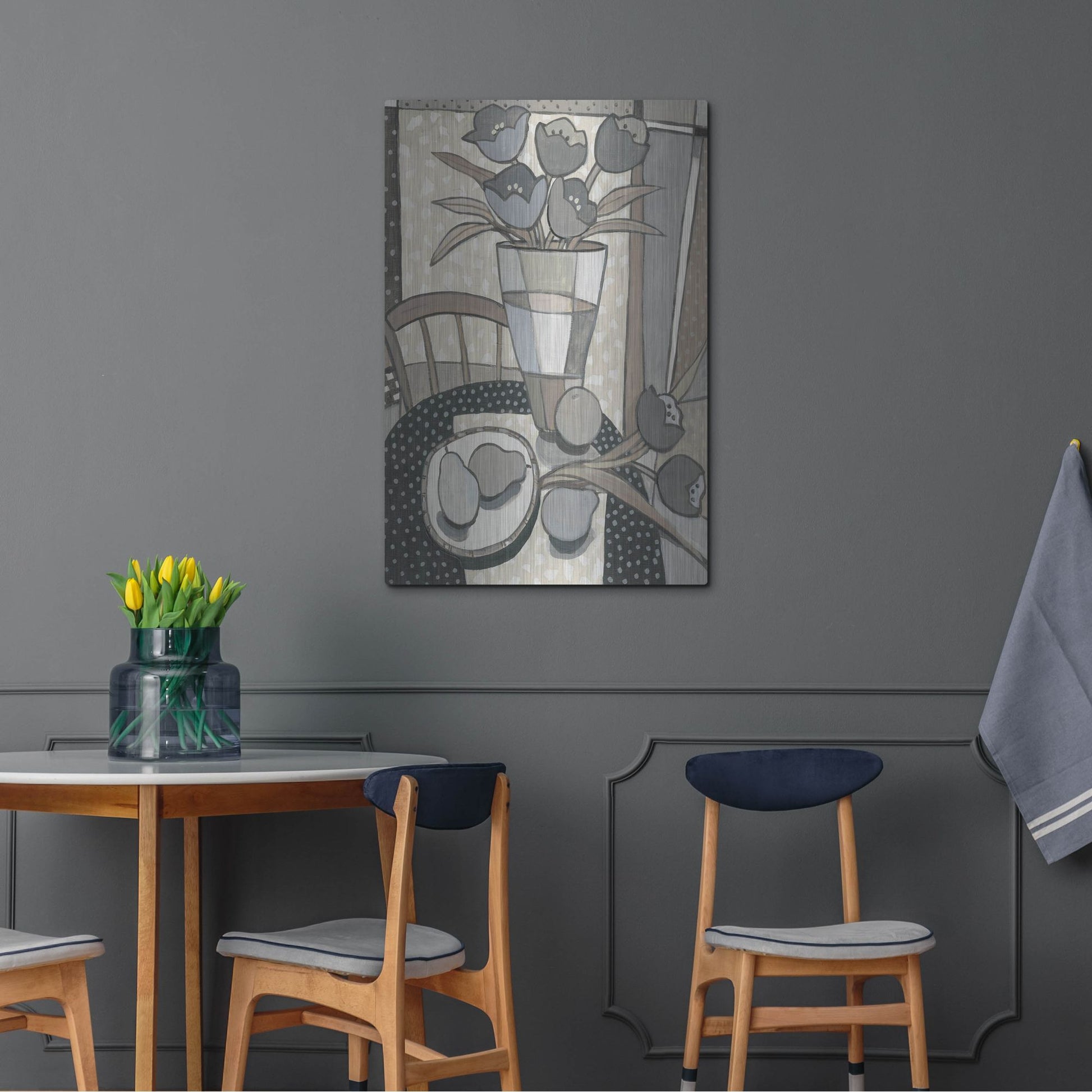 Luxe Metal Art 'Table Top II' by Tim O'Toole, Metal Wall Art,24x36
