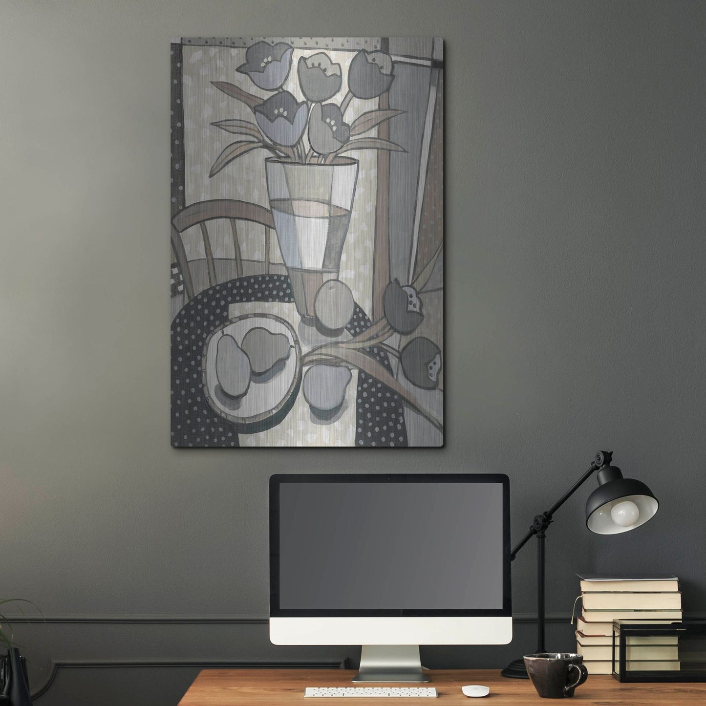 Luxe Metal Art 'Table Top II' by Tim O'Toole, Metal Wall Art,24x36