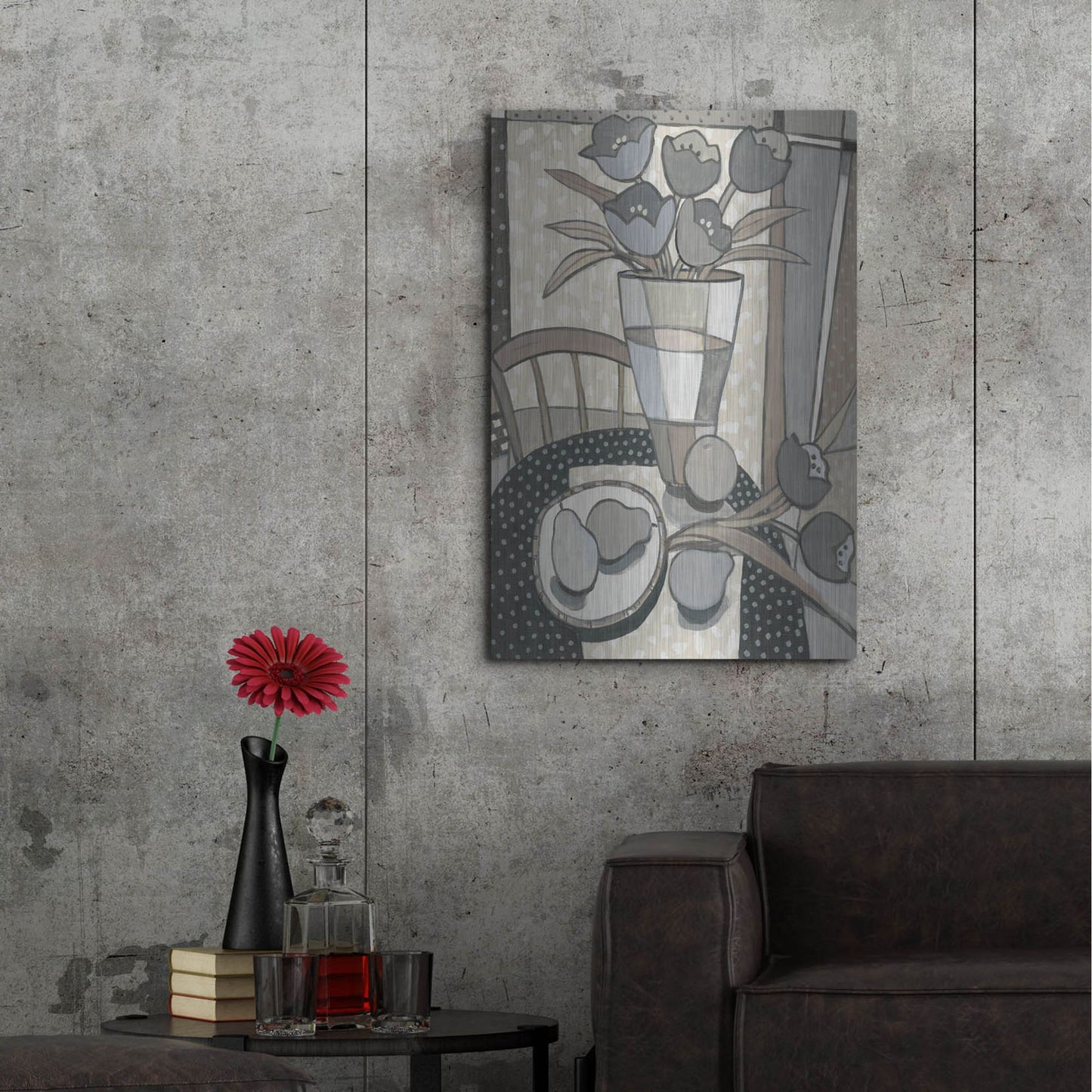 Luxe Metal Art 'Table Top II' by Tim O'Toole, Metal Wall Art,24x36