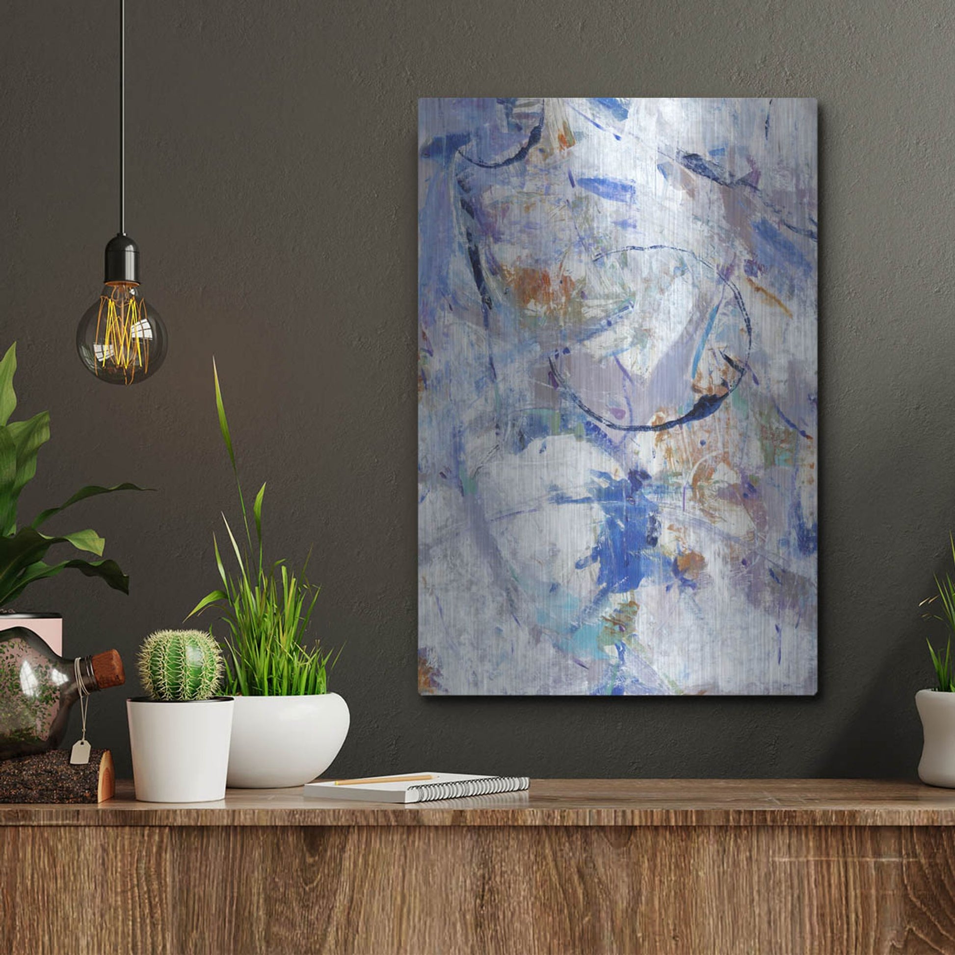 Luxe Metal Art 'Bounce I' by Tim O'Toole, Metal Wall Art,12x16